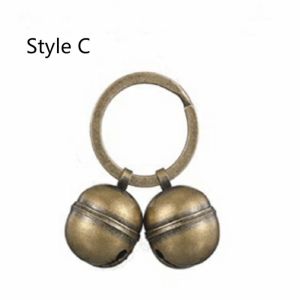 COSTA Durable Removable Small Bell Bell Pendant Key Rings DIY Pet Tracker For Christmas Tree Key Ring Cat Bell Pet Pendant Jingling Bells