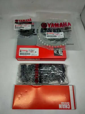 Gearset Girset Gir Gear Set Rantai Vega ZR RR Jupiter Z1 New 115 Salib Robot 5D9