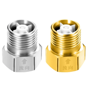 Pack Of 2 Bronze Toilet Check Gate Oxidation Resistant Against Backflow Device For Bathroom Piping Structure