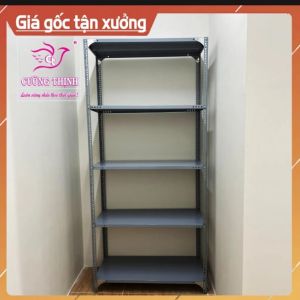 Kệ sắt V lỗ đa năng 4 tầng dài 06m x rộng 04m x cao 12 - 15m.Kệ lắp ghép đa năng.