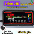 Sạc xe điện 24V dùng cho bình Acquy chống phù bình có hiển thị phần trăm sạc. 