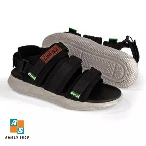 CBR Six BCC 948 - Sandal Gunung Wanita  | Sendal Webbing Hitam