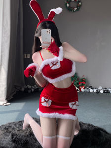 U Gonna S Christmas Sleepwear for Women Dress Red Sleeveless Push Up Lingerie Nightwear Fashion 2025 New Design Elastic Party Christmas Gift