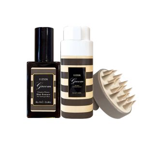 (BLANC DUBU) 112526 Groom Shampoo & Volume Booster I Booster Scalp Brush I Groom Vitamin Power Hair Essence - COCOMO