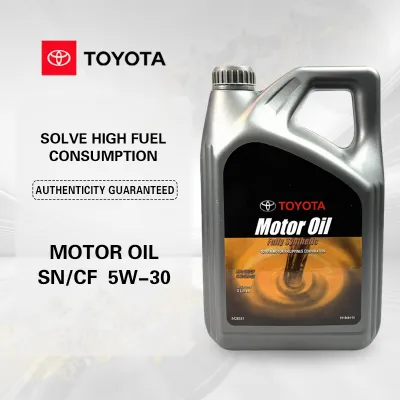 toyota engine oil fully synthetic Diesel gasoline universal SN/CF 5W30 4L