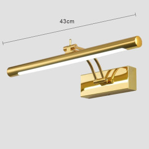 Mirror Wall Lamps Bathroom Modern Wall Lights Touch Switch Dimming 43CM 55CM 9W 12W Toilet Wall Mounted Lighting Fixtures Sconces Indoor Bedroom