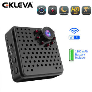 EKLEVA Mini Camera Wifi Wireless Full HD 1080P Home Security Micro Camcorder Battery Night Vision Motion Detection AP Hotspot Camera