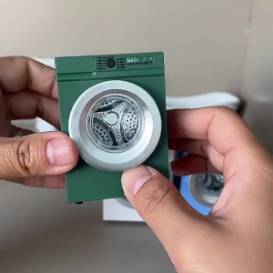 Realistic 1 12 Scale Dollhouses Washing Machine Miniature Toy for Dollhouses Laundry Room Enthusiasts Daily Use
