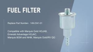 149-2341-01 Fuel Filter Pump Replacement For Cummins Onan model Compatible with Marquis Gold HGJAB Emerald Advantage HGJAC Marquis BGM and NHM Gold/RV QG