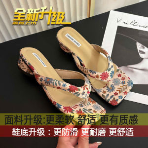 WomenS Thick-Heeled Flip-Flops For Summer Outdoor Wear 2026 New Beach Sandals