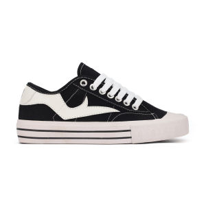 ERONS - KYLA LOW BLACK WHITE | SEPATU BUATAN LOKAL | STREETWEAR RETRO GRADE