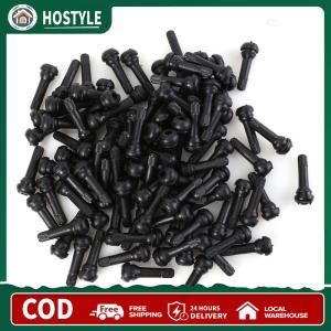 【Free Shipping】 100pcs TR-414 Snap In Valve Stems with Caps for Tire Care Essential for Every Vehicle Owner