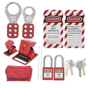 Electrical Lockout Tagout Kit Universal Circuit Breaker Lock for Industrial Equipment