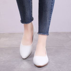 GIÀY DA BỆT MŨI NHỌN MỀM ÊM 3 MÀU ĐEN BE VÀ TRẮNG SIZE TỪ 35 ĐẾN 41