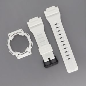 Silicone set Border rubber strap + case+tool For Casio AQ-S800 AQS810 AQ-S810W Watch Border Accessories Band