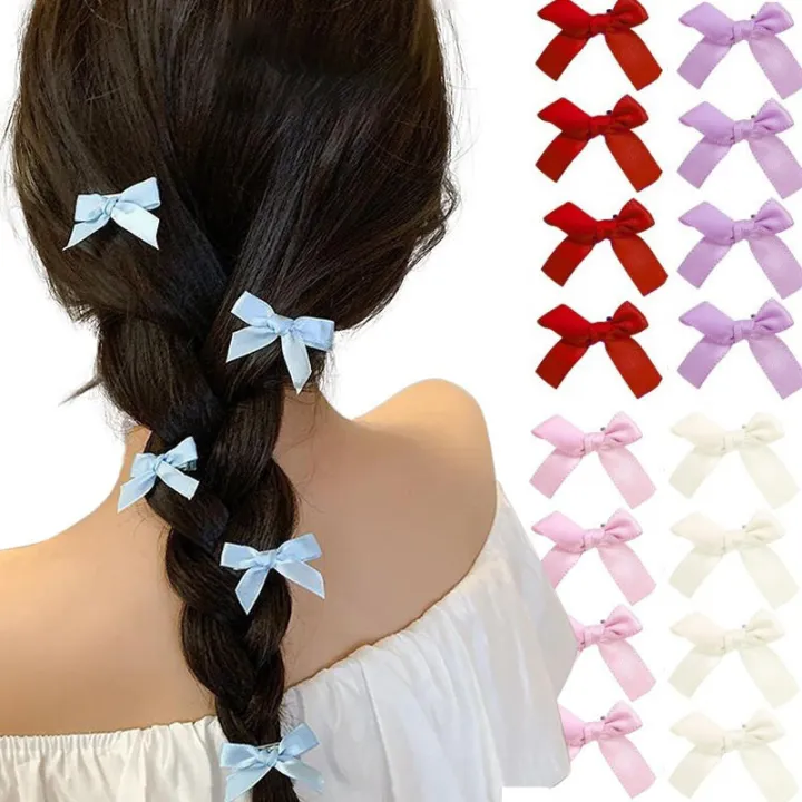 8/6PCS%20Bowknot%20Hair%20Clips%20Cute%20Girl%20Colorful%20Silk%20Ribbon%20Bang%20Clip%20Fashion%20Korean%20Elegent%20Ribbon%20Bow%20Hairpin%20INS%20Y2K%20Sweet%20Girl%20Headwear%20-%20Image%202
