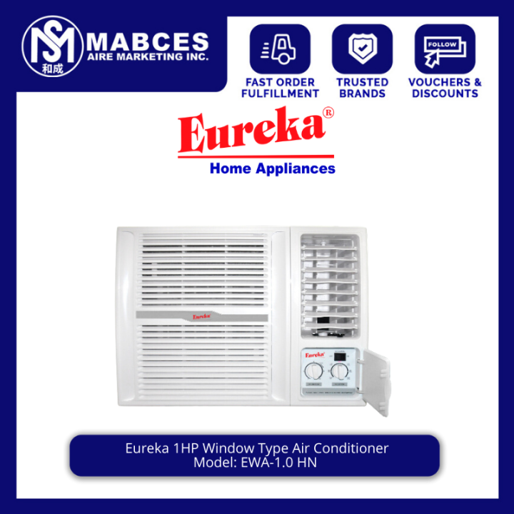 Eureka 1HP Window Type Air Conditioner EWA-1.0 HN | Lazada PH