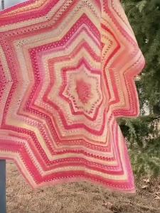 Dệt Tay Dệt Dệt Chăn Bảy Sao Len Gói Nguyên Liệu Nhuộm Dài Sợi Mohair Cầu Vồng