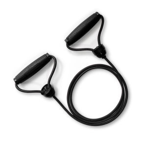 Resistance Band With Handles for strength building. Medium resistance suitable for the elderly and middle-aged women and men.