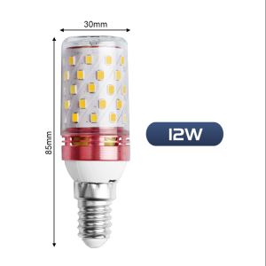 LED light bulb E14 3000K 6500K 12W super bright lighting daylight effect E14 LED bulb 90% energy efficient