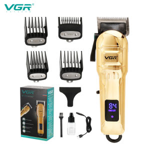 VGR Cortadora de pelo profesional para peluquero cortador de pelo inalámbrico con pantalla Digital LCD recargable 2021 V V-268 2000mAh