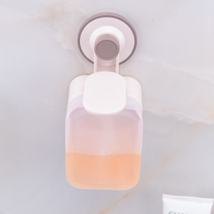 Foaming Soap Dispenser Handwashing Fluid Liquid Manual Suction Cup Pump Wall Mounted