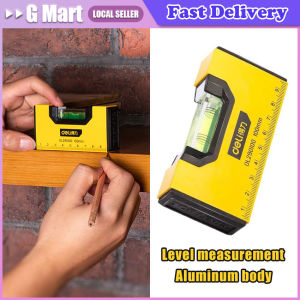 100mm Level Mini Spirit Level Boat Level Small Brick Line Ruler Bubble Beam Accuracy Leveling
