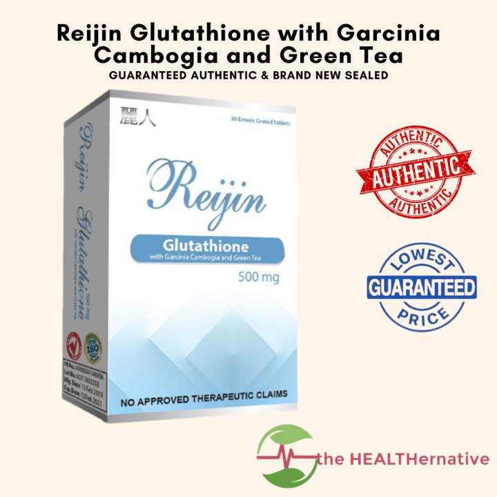 Reijin Glutathione (Original) whitening and slimming effect |  Healthernative Garcinia Cambogia Supplement Greentea Formulation Single  Item Dietary Supplement - Lazada | Lazada PH