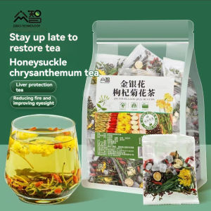 🍵Liver Tea  Chrysanthemum Cassia Seed Tea 50pcs/bag Late Night Recovery Tea Honeysuckle Chrysanthemum Tea