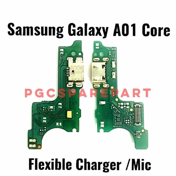 Original Flexible Connector Charger Mic Samsung Galaxy A01 Core