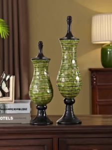 Vases & Vessels Flower Vase Ceramic Vases & Vessels Flower Vase American Retro Creative Wedding Decoration Ceramic Vase Ornaments Living Room