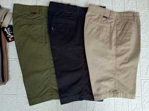 COD// Celana pendek Chinos Chino Cinoz Bahan Katun Dillca Murah Terbaru 2022 Cream abu 28-38