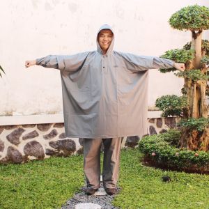 Jas Hujan Setelan Ponco Lengan Celana JUMBO BESAR Murah Elmondo Classic 718 Mirip Prima Optimus Modern 716