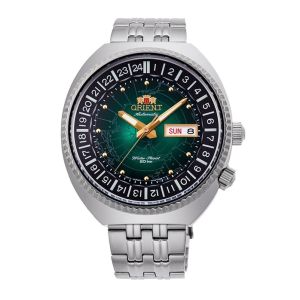 Đồng hồ nam Orient Watch Revival Wold Map RA-AA0E máy cơ automatic tích cót 40h lên cót bằng tay và lên cót tự động kiểu dáng thể thao sport phiên bản limited kỷ niêm 70 năm thành lập dây thép đeo tay cao cấp chính hãng