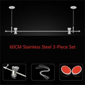 1set Hanging Banner Gantung Poster Frame 60/80cm Stainless Alat Gantung Poster Hanging Stand