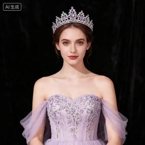 Vương miện cài tóc thủ công cao cấp thời trang hình sao biển hoa vỏ sò đính kim sa phong cách công chúa nữ hoàng vương miện biển phụ kiện tóc.