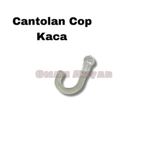 Karet Ambalan Cop Kaca Tipis Cantolan Bulat Kaca 3 4 5 cm (10pcs)