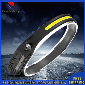 Vktech Waterproof Camping Headlamp with Type C Charging Rechargeable Torch for Hiking and Fishing Outdoor Equipment