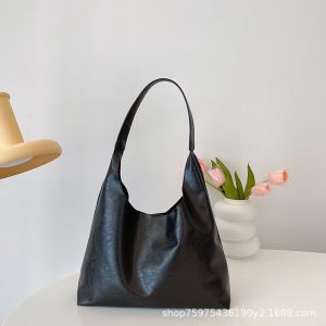 Ielgy dung tích lớn túi lớn đựng đồ nữ túi lớn Túi đeo vai phong cách retro giản dị đơn giản