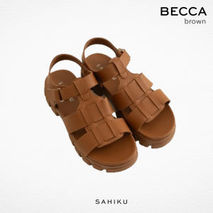 SAHIKU – Becca Sepatu Sandal Wanita ||Sepatu Sendal Chunky || Sepatu Sendal Platform || Sendal Sporty Casual Cewek