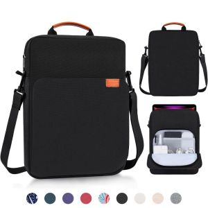 LUXEMO 9/11/13.3 inch Tablet Sleeve Case Concealed Hand Strap Universal Shoulder Bag Simple Wear-resistant Protective Cover for Surface Go/Galaxy Tab