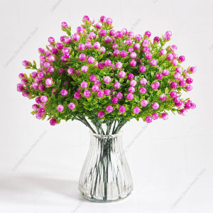 Artificial Milan Grass Bouquet Fake Plants Photo Props Milan Grain Home Wedding Party Decoration Garden Decoration Accessories H260729