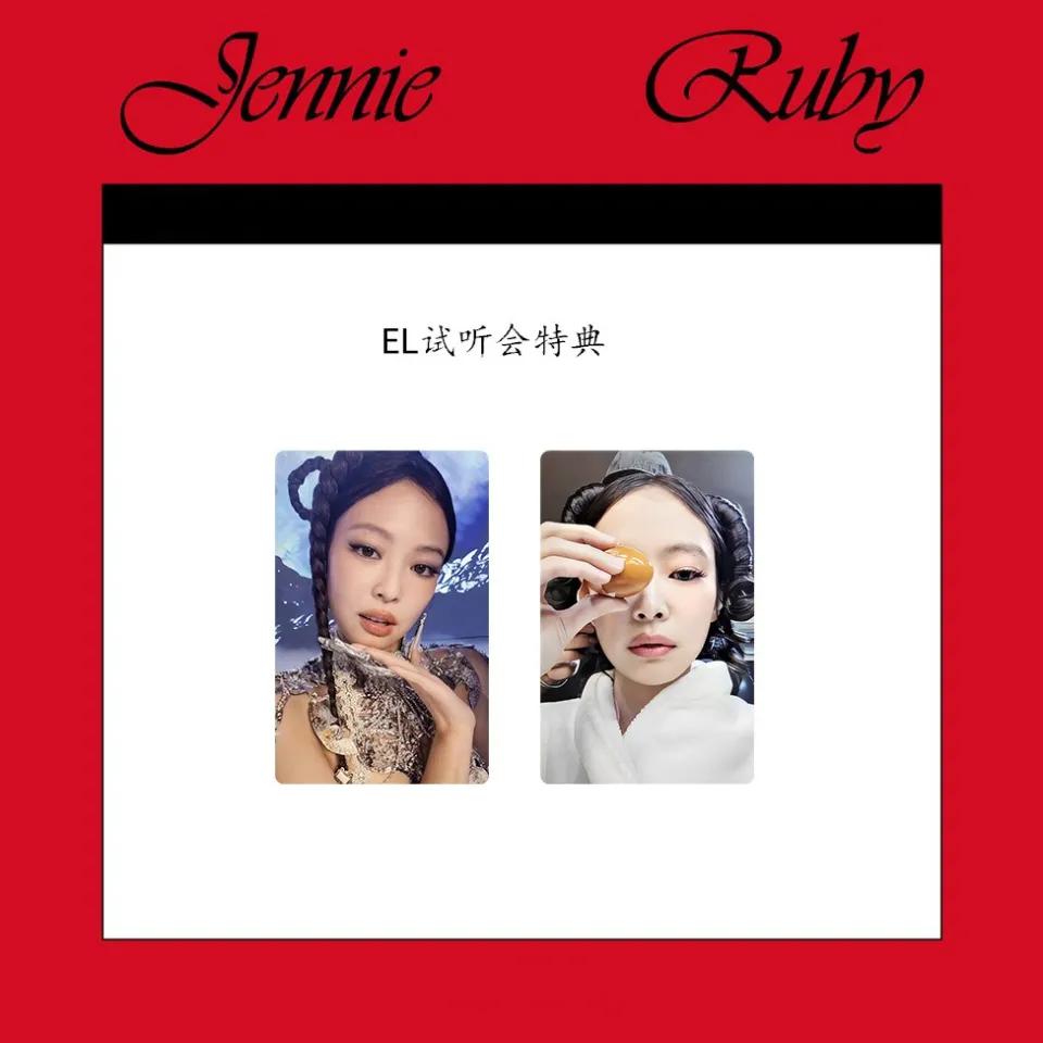 Jennie Ruby PhotoCard Make Star AM Ver. Blackpink Jennie Solo