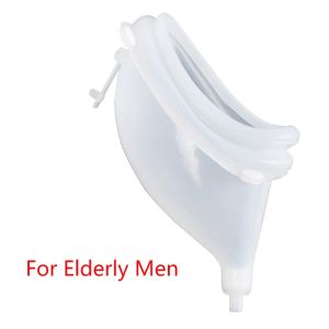 1Set Reusable Urine Bag Urine Collection Catheter Portable Male and Female Elderly Urinal Silicone Urine Funnel Urinary Incontinence Bedridden Patient Care