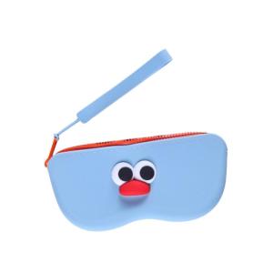 Waterproofs Drop Resistant Glasses Case Silicone Glasses Bag with Hanging Handle Coin Purse Cosmetic Bags Enduring