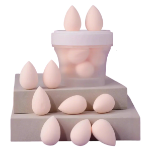 10 Pcs Beauty Makeup Sponges for Dry & Wet Use Blending Sponge Water Drop Shape Makeup Sponges Makeup Eggs
