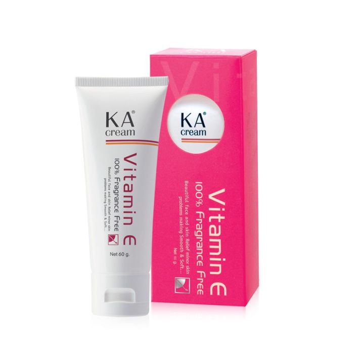 KA Cream Vitamin E [15g.] เคเอ ครีมบำรุงผิวที่มีส่วนผสมของ Vitamin E