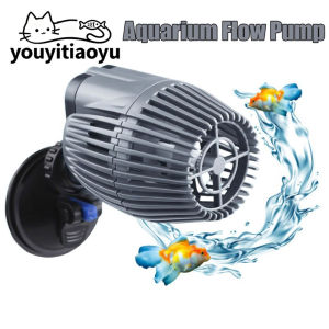 YOUYITIAOYU Aquarium Wave Maker 360 Degree Rotating Submersible Water Pump Wave Maker for Aquarium Tank