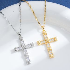 Cross Necklace for Women Religious Pendant Religious Faith Pendant Necklace