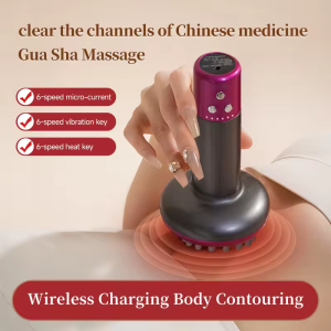 XIAOMI Electric Meridian Brush Gua Sha Body Massager Vibrate Hot Compress Scraping Lymphatic Drainage Machine Fat Burner Tool